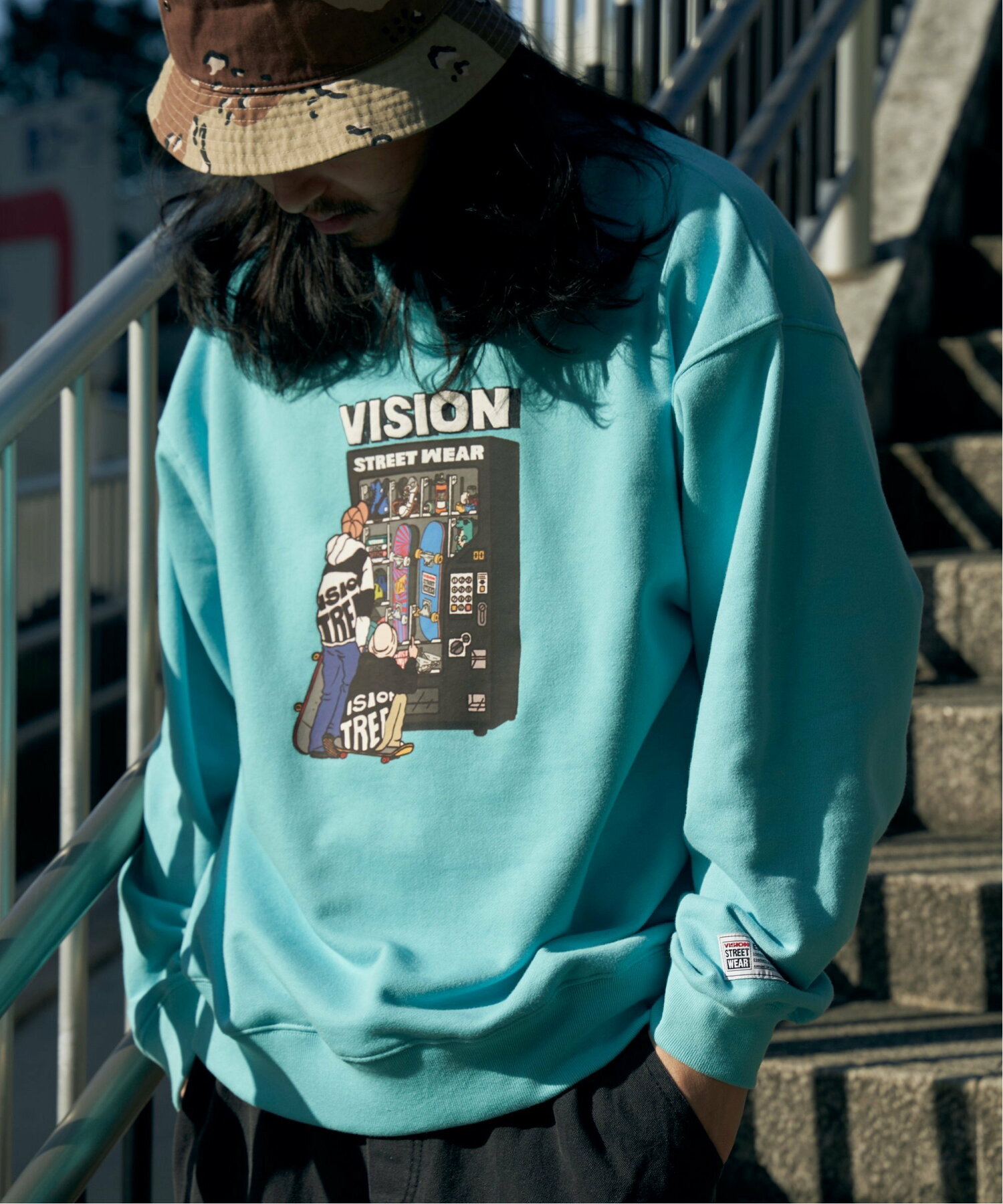 VISION STREET WEAR ビジョンストリートウェア スケボー自販機トレーナー